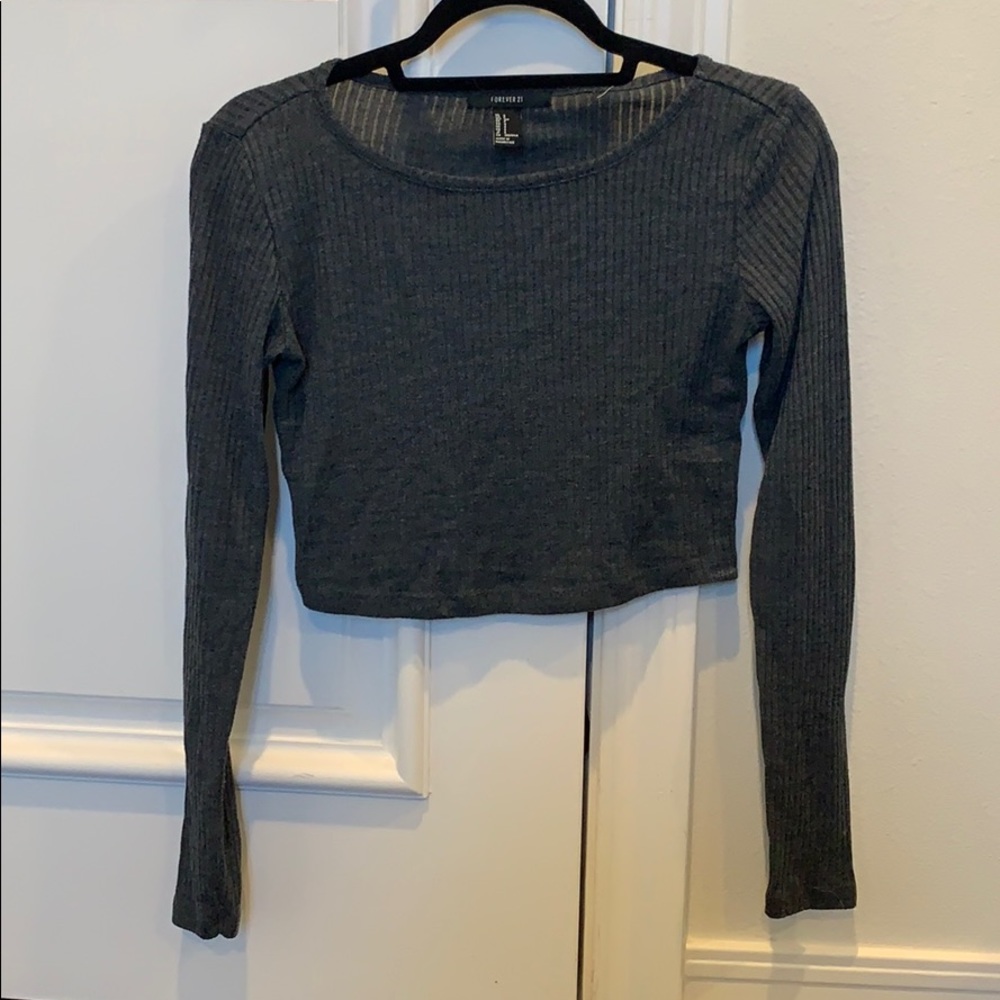 Forever21 Cropped Long Sleeve
